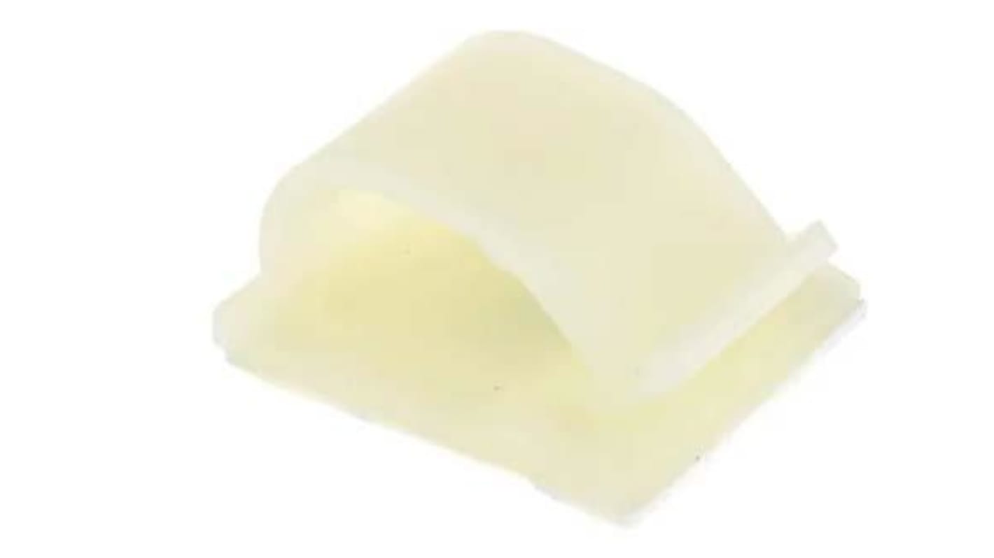RS PRO Natural Nylon cable clip, 11.1mm Max. Bundle