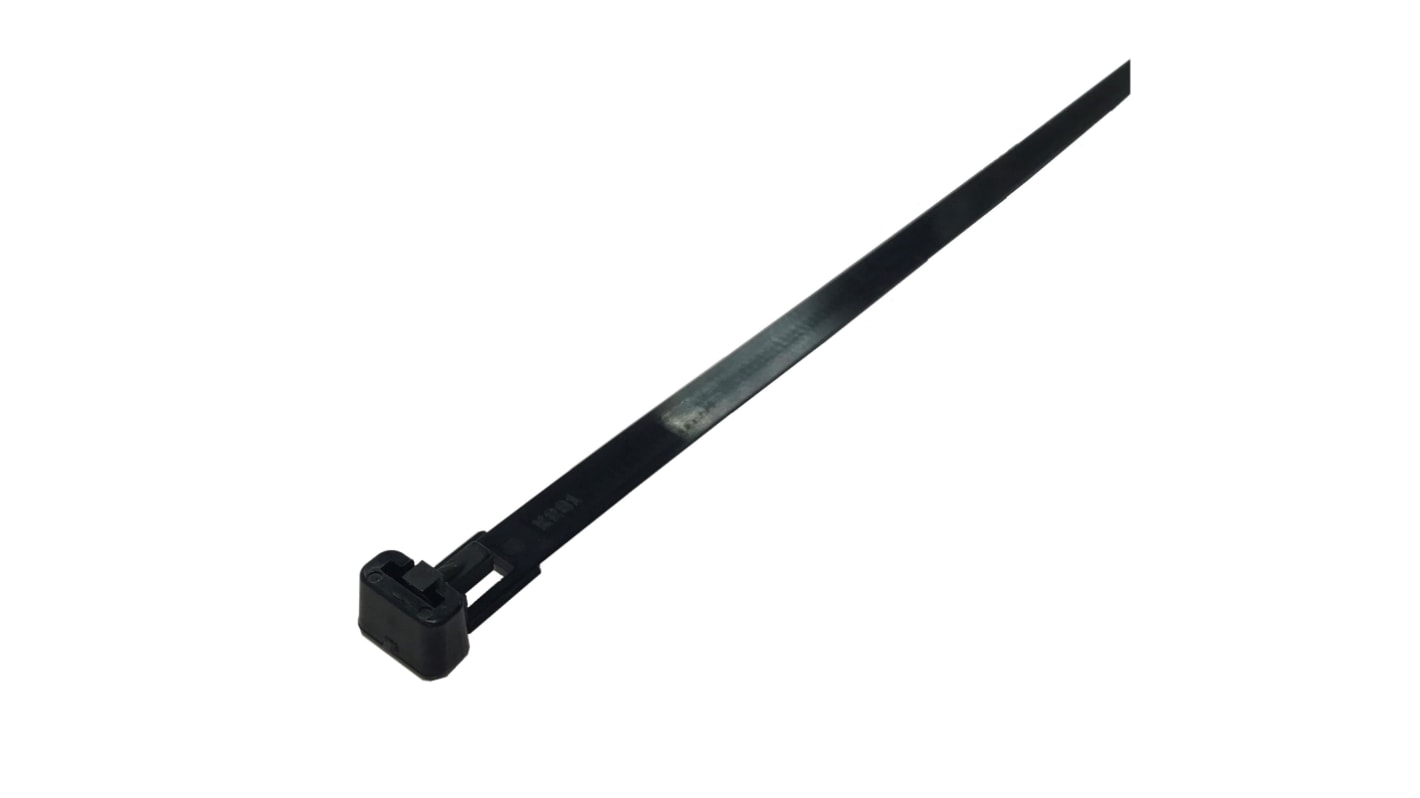 Brida RS PRO de Nylon 66 Negro, 250mm x 7,6 mm, Desmontable