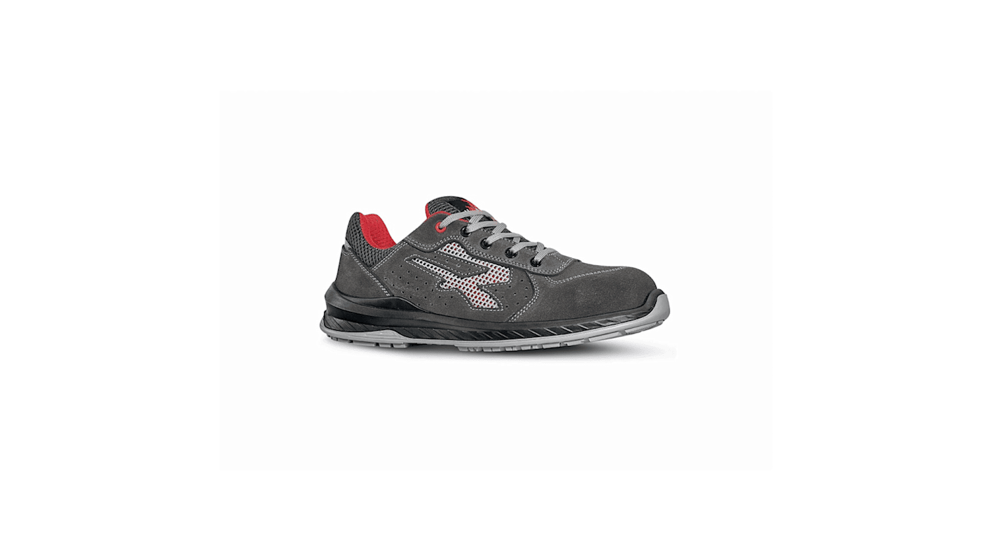 UPower RADIAL Unisex Grey Composite Toe Capped Low safety shoes, UK 2, EU 48