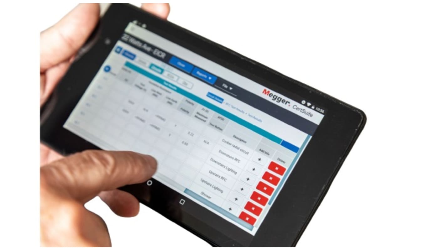 Megger 1014-018 Electrical Certification Software, For Use With Android Or iOS Smartphones