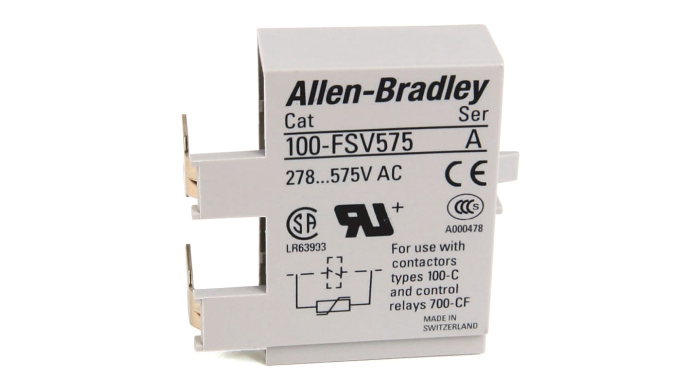 Allen Bradley, 100 Surge Suppressor Unit 480 V ac Maximum Voltage Rating Surge Suppressor