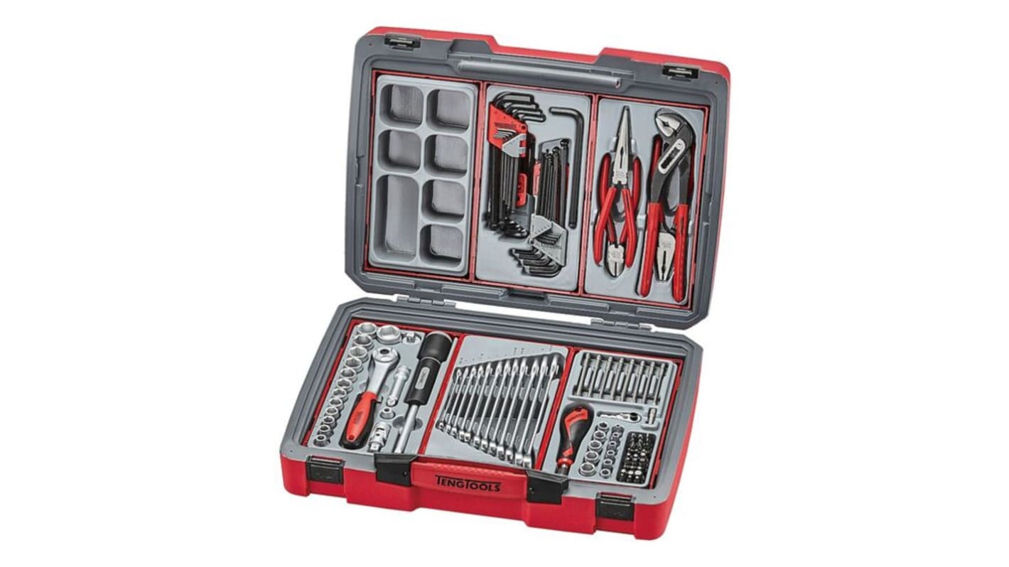 Teng Tools 144 Piece General Tool Kit Tool Kit with Box