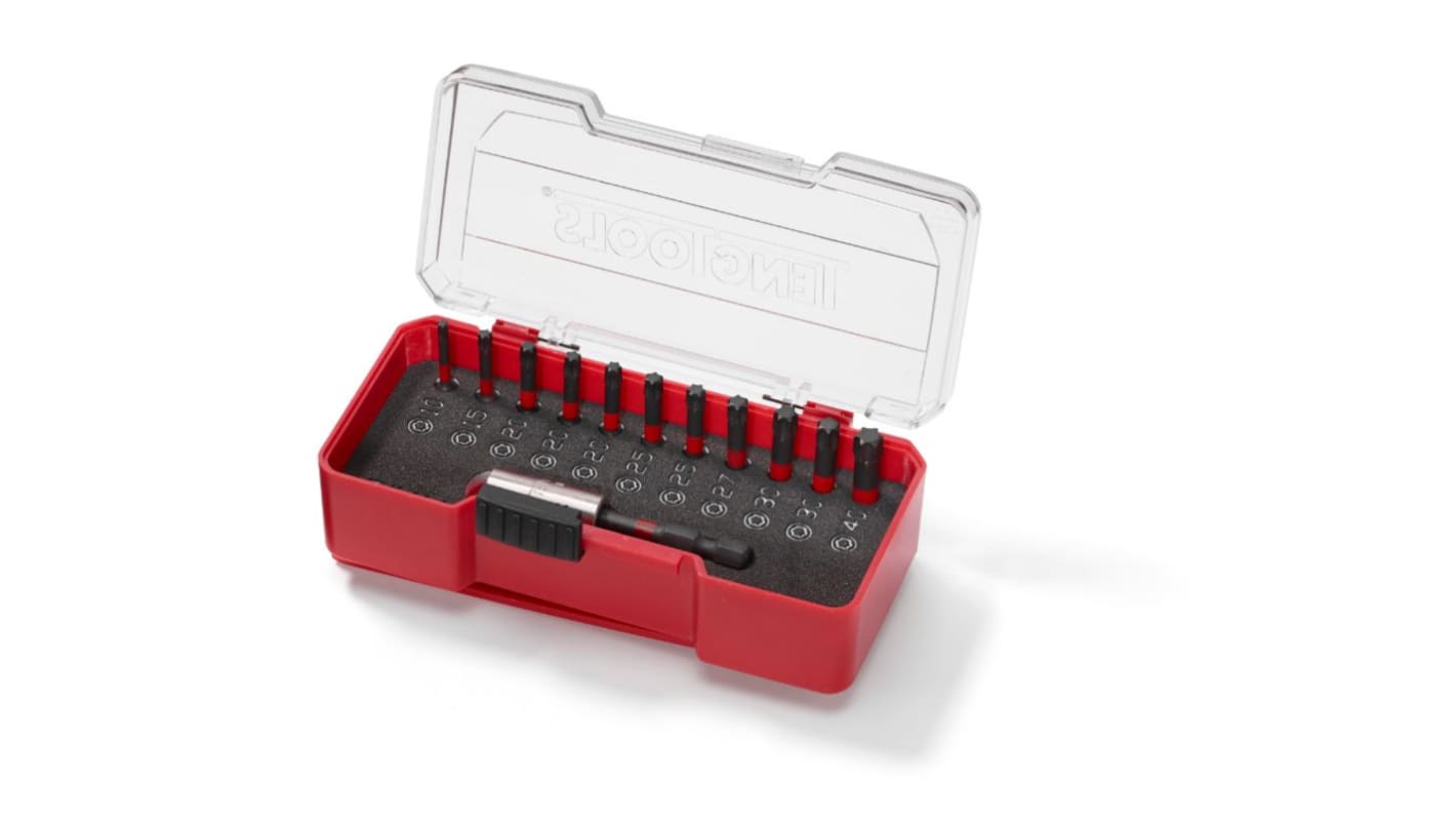 Teng Tools Impact Bit Set With Belt Clip 12 Pieces