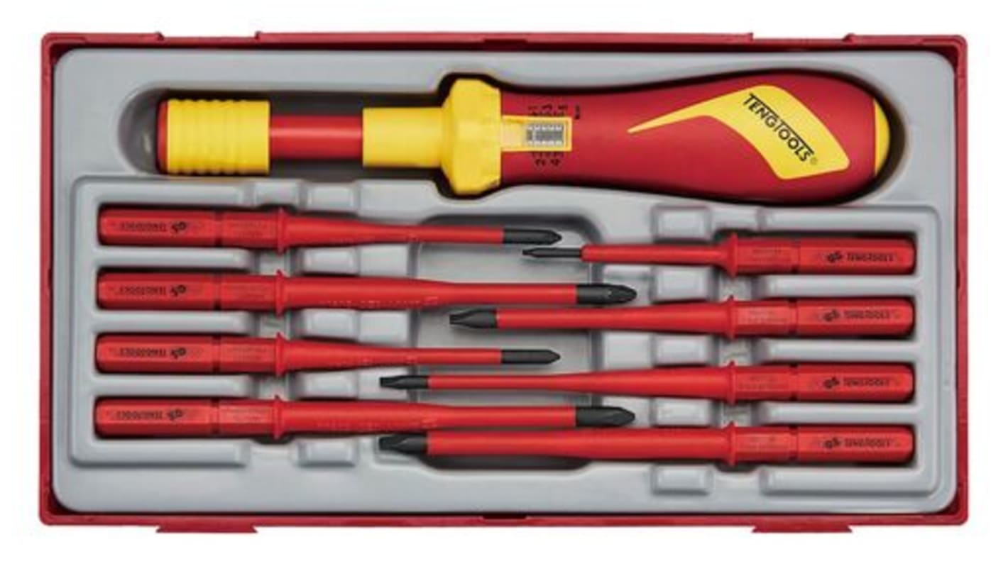 TTVSD09 Teng Tools Torque Screwdriver Blade Set RS