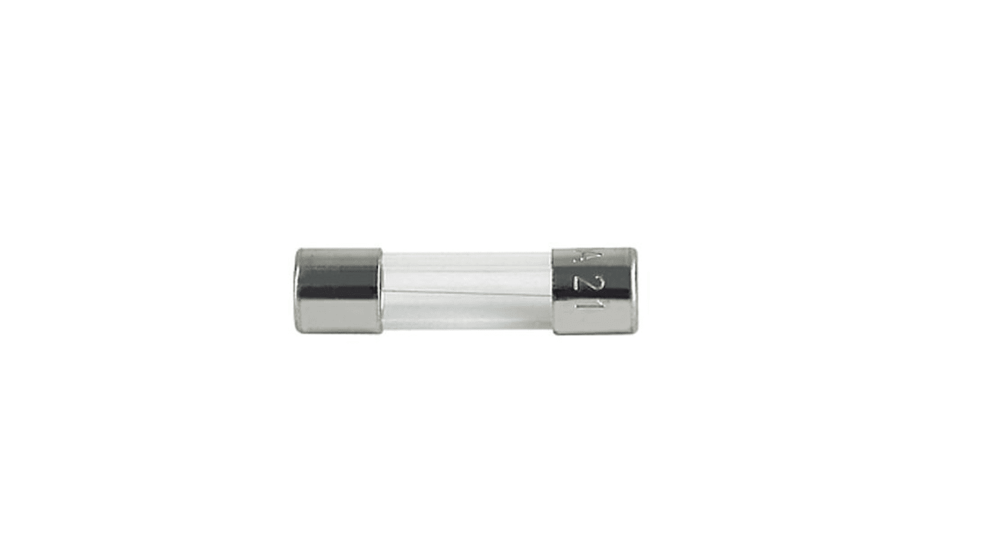 Schurter 630mA Finsikring, Reaktionshastighed: F, 220V ac, 5 x 20mm