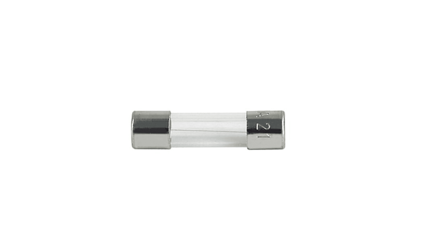 Schurter 2.5A F Glass Cartridge Fuse, 5 x 20mm