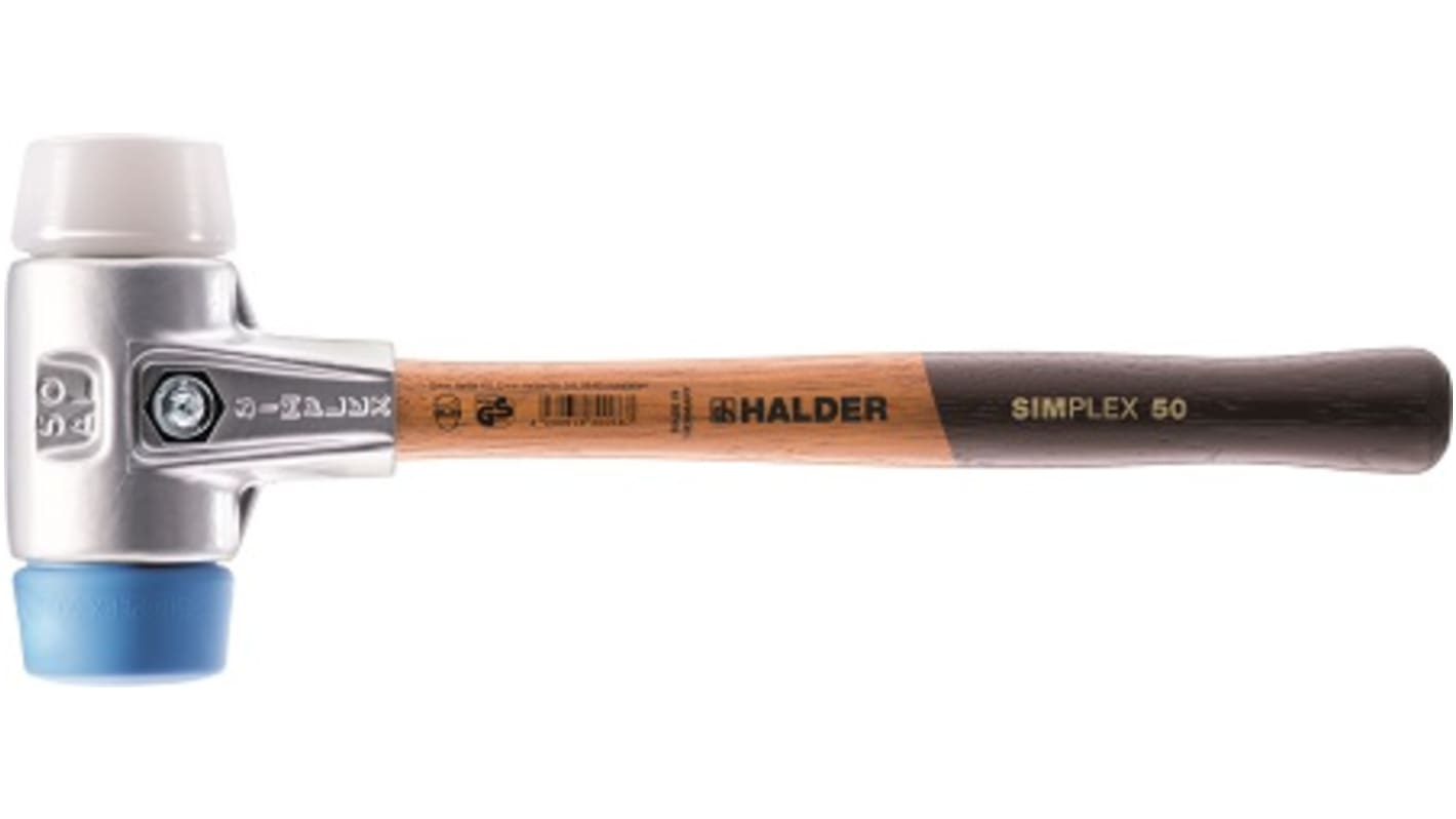 Halder Round Superplastic, TPE Mallet 645g With Replaceable Face