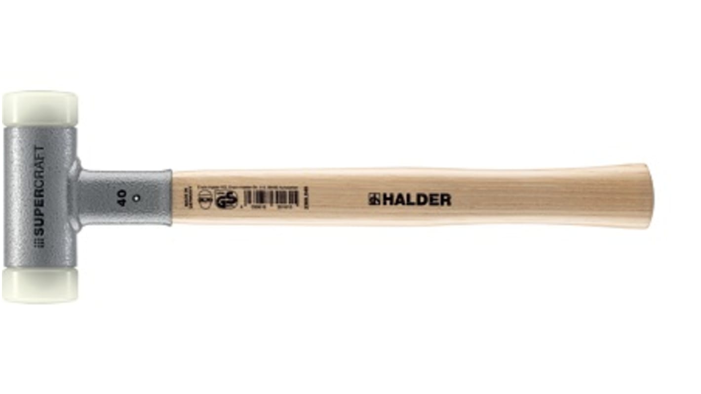 Halder Schonhammer, 715g, Rund, Stahl, mit Ersatz-Schlagflächen