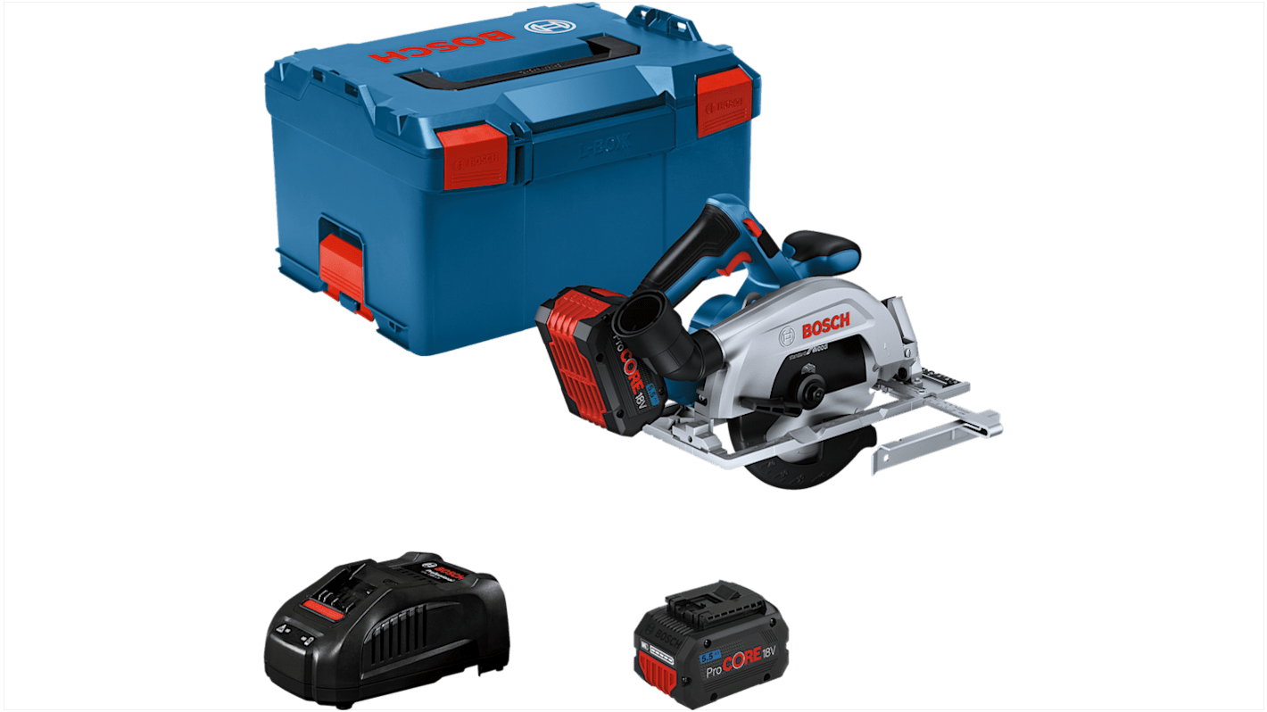 Bosch GKS 18V-57-2 165mm Cordless Hand-Held Circular Saw, 18V