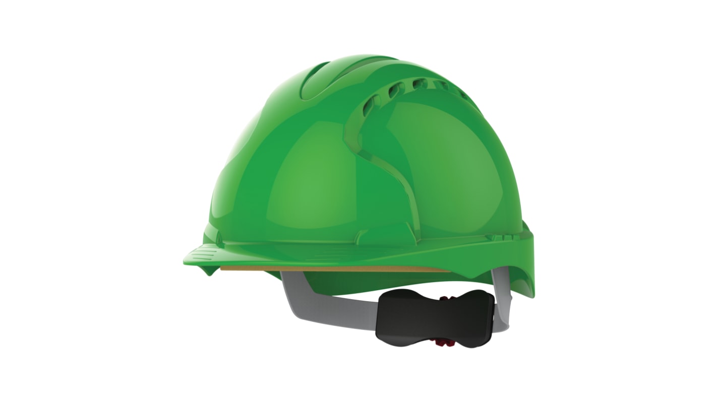 JSP EVO3 Green Safety Helmet , , Ventilated