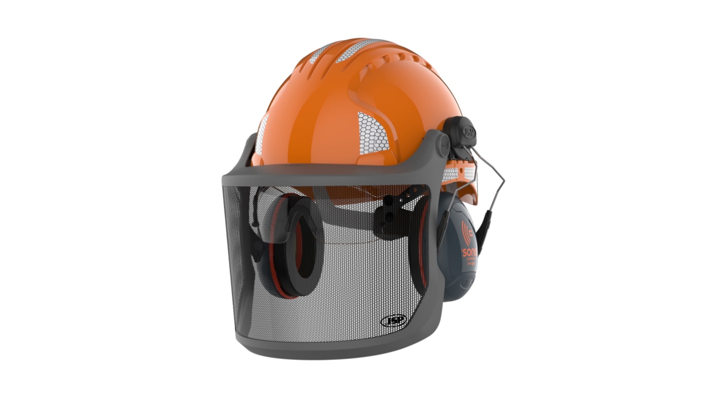 JSP EVOGuard Schutzhelm belüftet  verstellbar ABS Orange