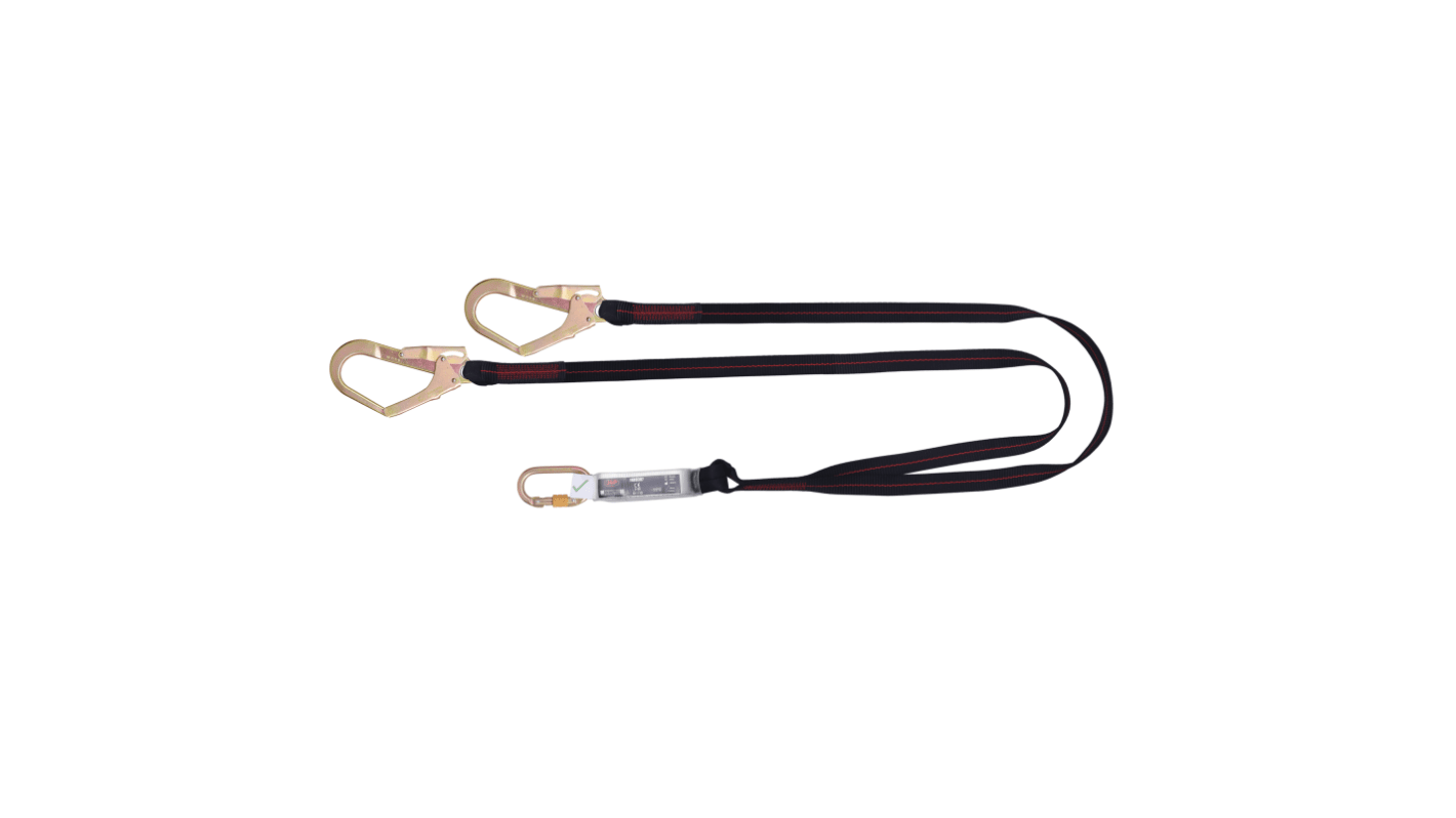 JSP 2m Fall Arrest Fall Arrest Lanyard Screw Karabiner Twin