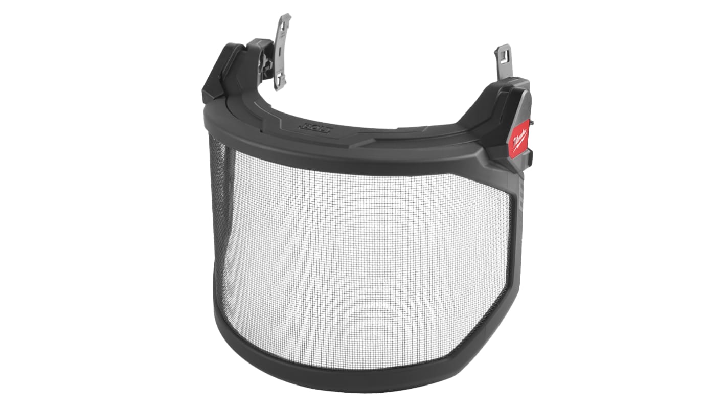 Milwaukee Clear Flip Up Steel Face Shield with Face Guard , Resistant To Impact