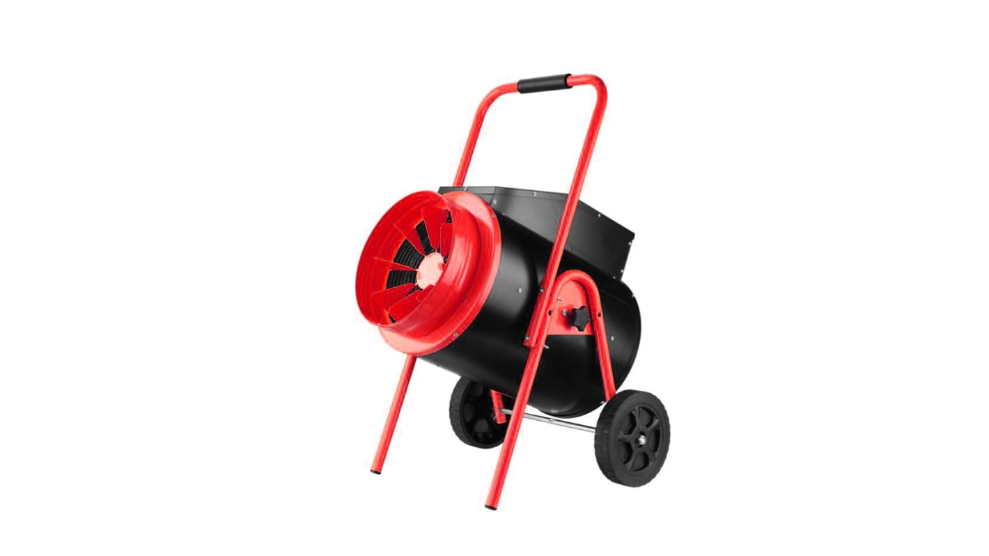 RS PRO 15kW Fan Heater, Portable, 415 V BS4343/IEC60309