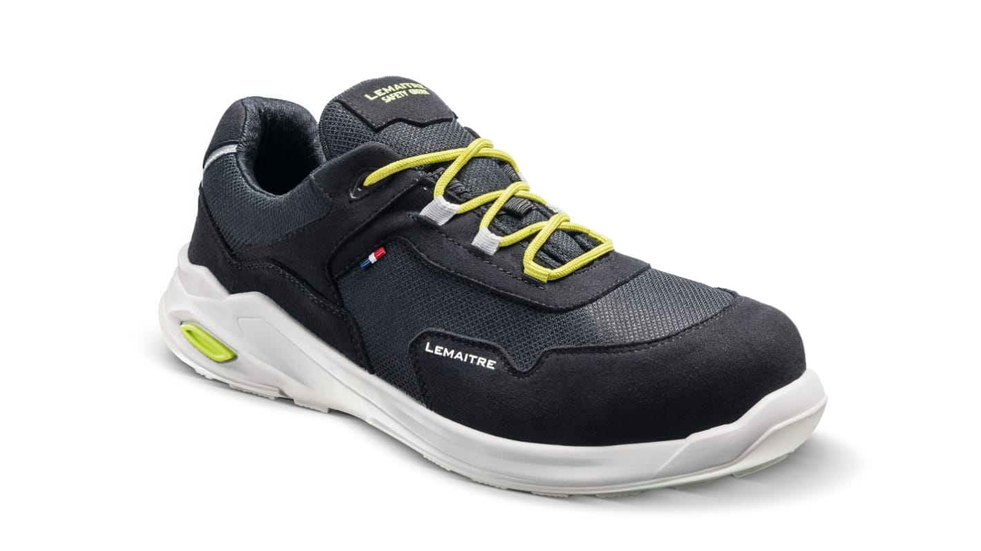 LEMAITRE SECURITE PLANET BAS Unisex Black, White Composite Toe Capped Safety Shoes, UK 11.5, EU 47