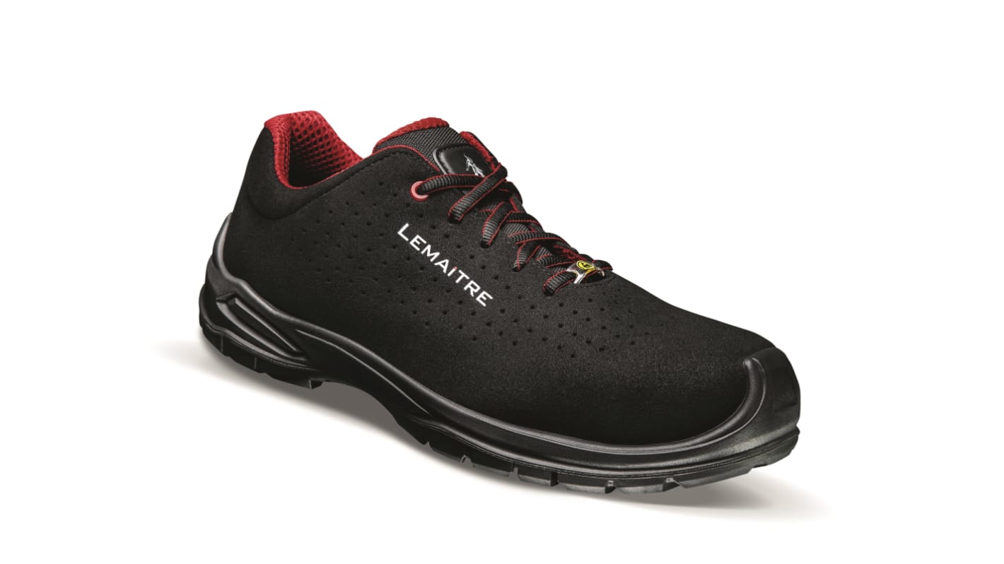 Zapatos de seguridad Unisex LEMAITRE SECURITE de color Negro, rojo, talla 36, S1P SRC