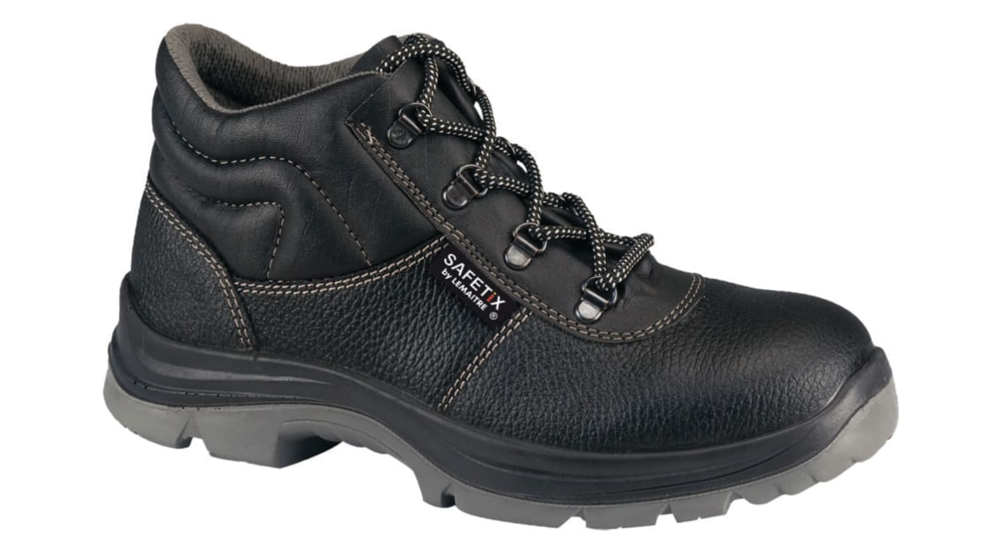 LEMAITRE SECURITE SMARTFOX HIGH S1P Unisex Black, Grey Stainless Steel Toe Capped Safety Shoes, UK 9, EU 43