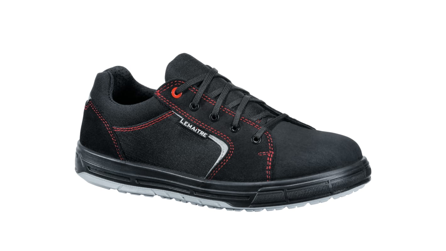 Chaussure basse en croûte de cuir finiti