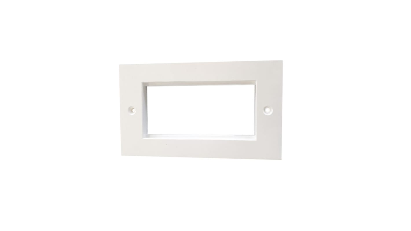 HellermannTyton Connectivity HTC Series, Cat6, Cat6a Double Gang 86 x 146 Faceplate