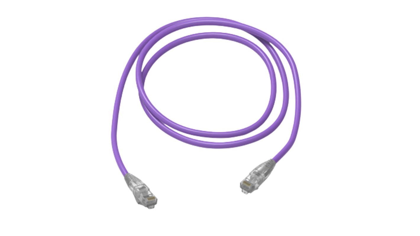 HellermannTyton Connectivity RJ45NGB, Cat6 RJ45 RJ45 Port Cable, Unshielded Shielding