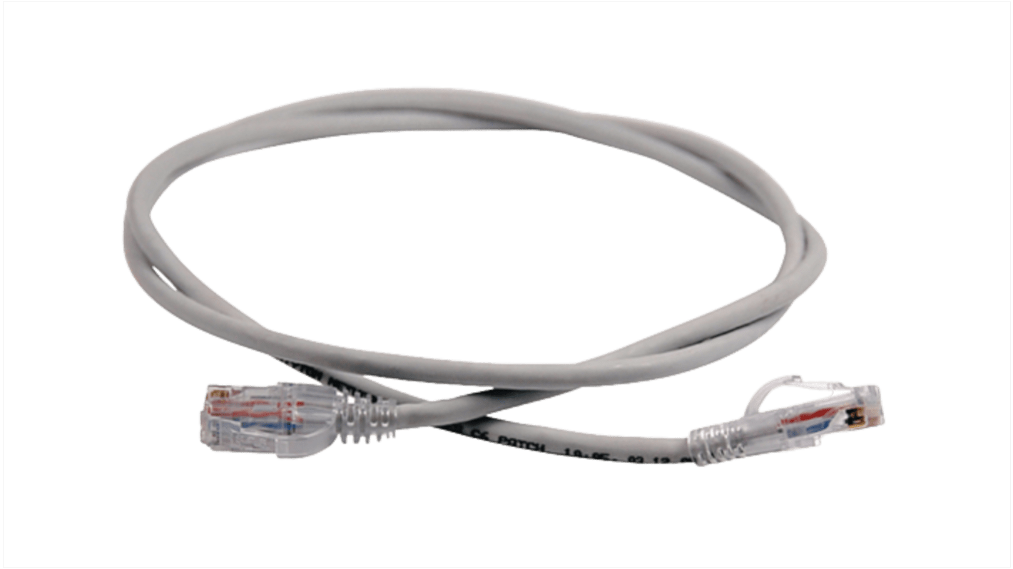 HellermannTyton Connectivity, 7m Cat6, Grey RJ45 to Male RJ45 Male, Unshielded, Unterminated LSZH Sheath