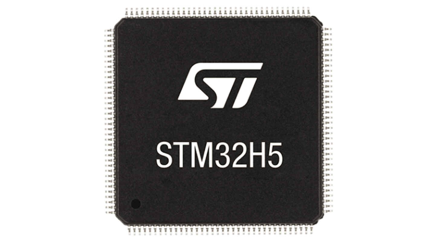 STMicroelectronics STM32单片机, ARM Cortex M33内核, 100针, LQFP, 最大250MHz, 2 MB 闪存