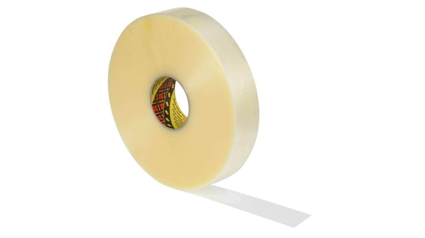 3M 7100146490 Paketband, Polypropylen, transparent, Stärke 0.054mm, 50mm x 990m