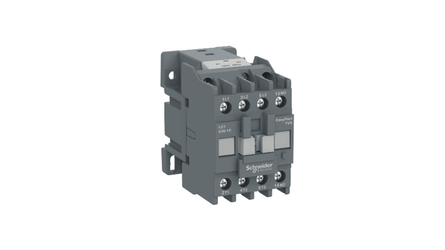 Schneider Electric EasyPact LC1E Leistungsschütz 24 V-Spule, 3 -polig , 400 V / 12 A 5,5 kW 3 Schließer Motorsteuerung