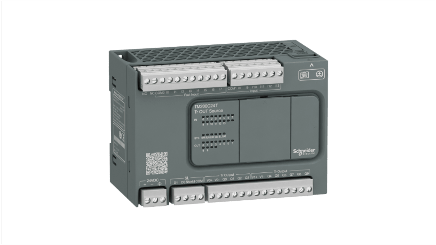 Schneider Electric Easy Modicon M200 Logikcontroller, 24 Eing. / 14 Digitaleing. Transistor Ausg.Typ Digitaler Eingang