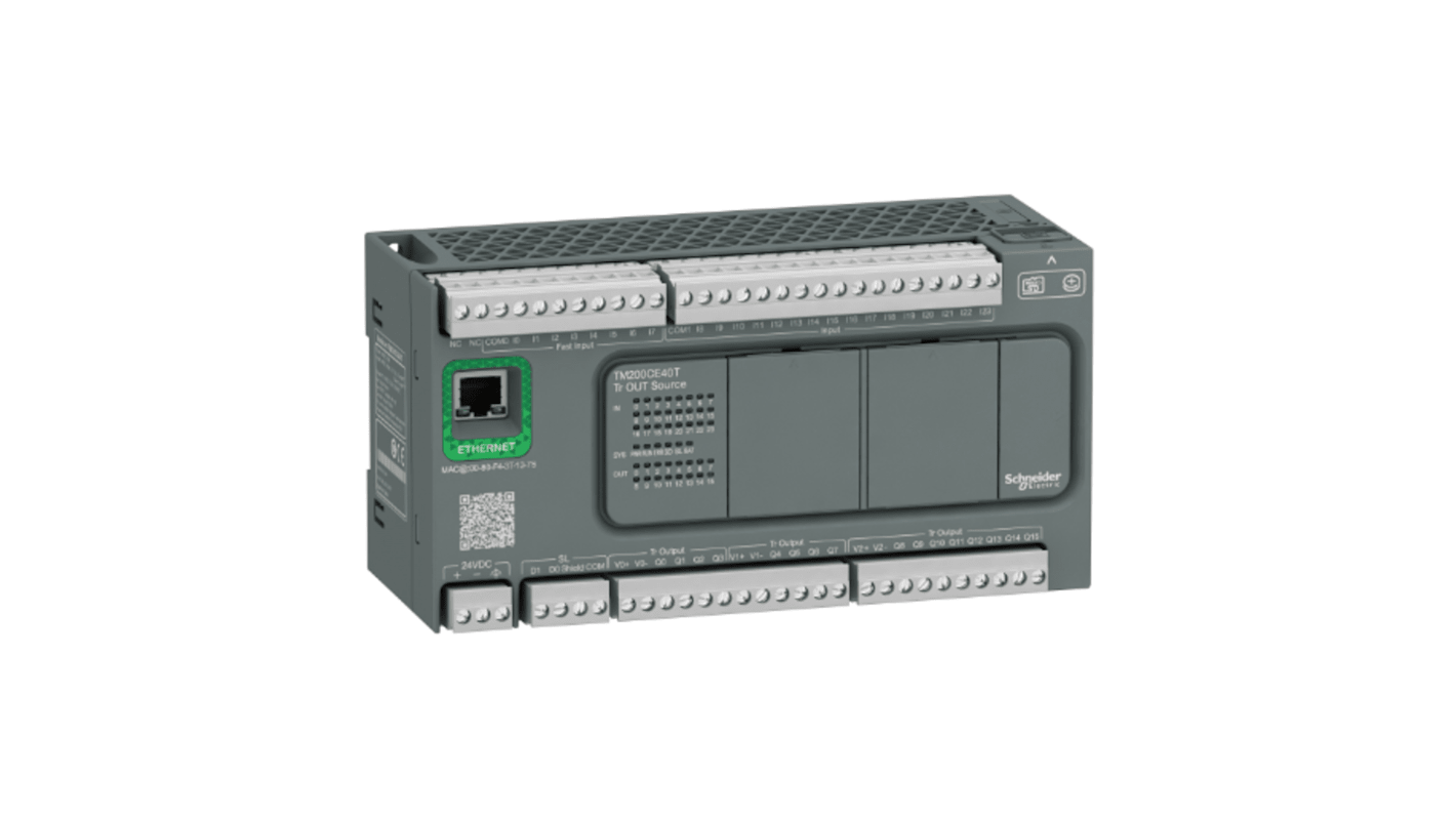 Schneider Electric Easy Modicon M200 Logikcontroller, 40 Eing. / 24 Digitaleing. Transistor Ausg.Typ Digital Eing.Typ