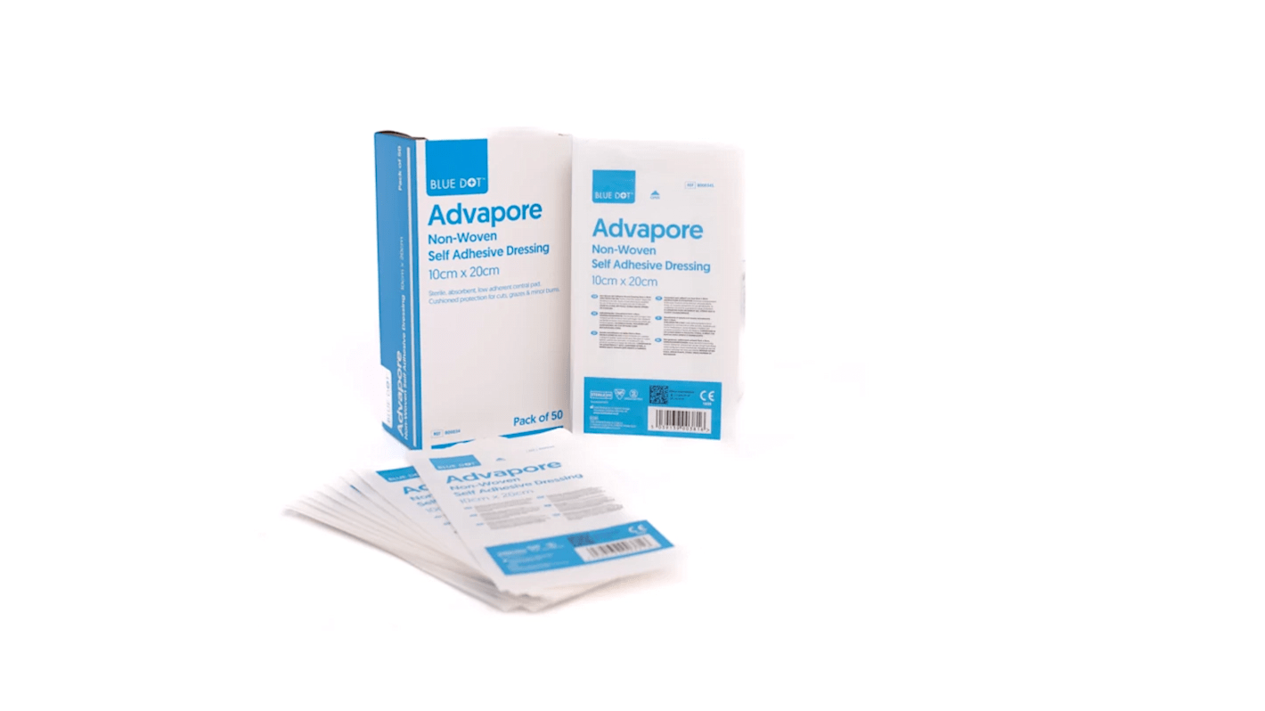 Crest Medical Wound Dressing Adhesive dressing, 50 Per Package 20cm