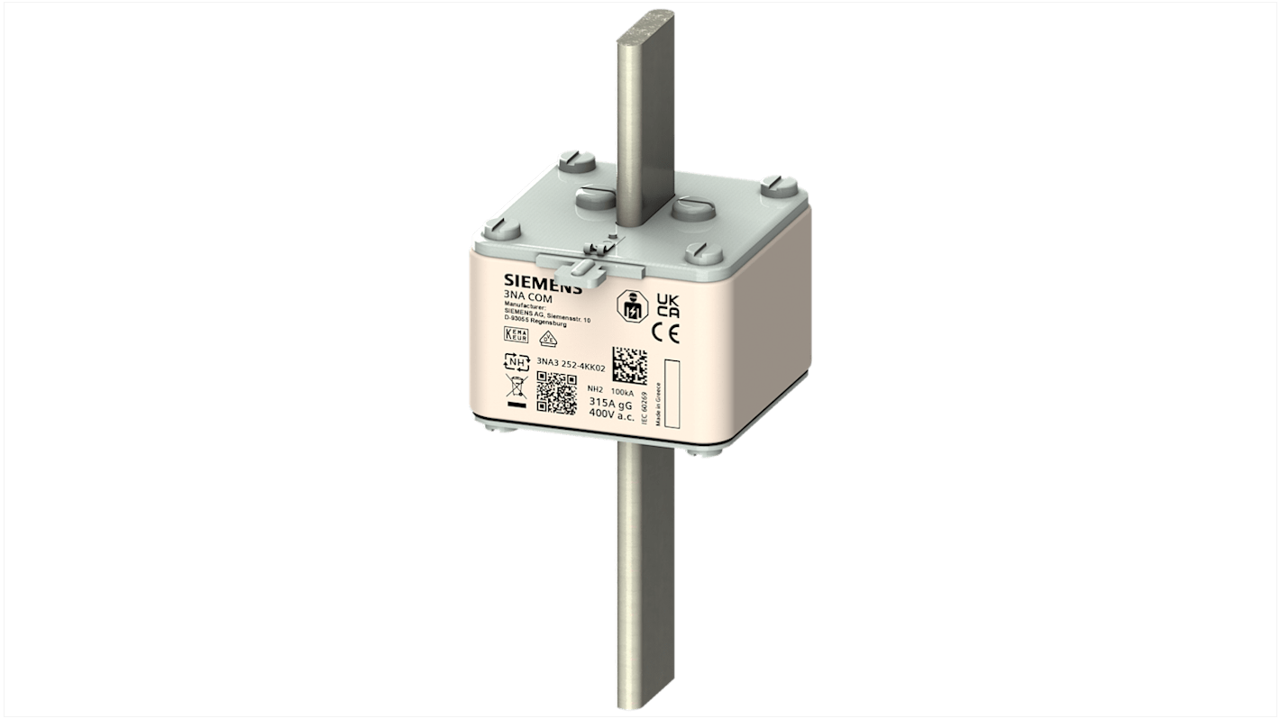 Siemens 125A Tag Fuse, 149 x 72 x 62mm, 400V