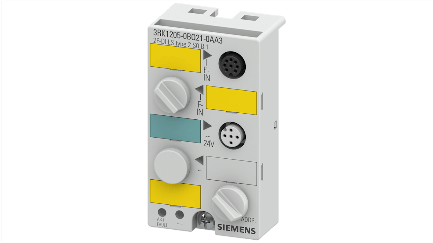 Modulo di monitoraggio Siemens, serie 3RK1205, per Modulo compatto ASIsafe, digitale