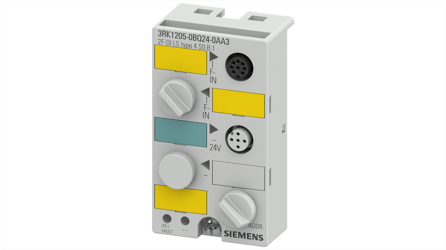 Monitor de seguridad Siemens AS-I Safe K45F LS Type 4 (Light Sensor), para usar con Pruebas de salida de