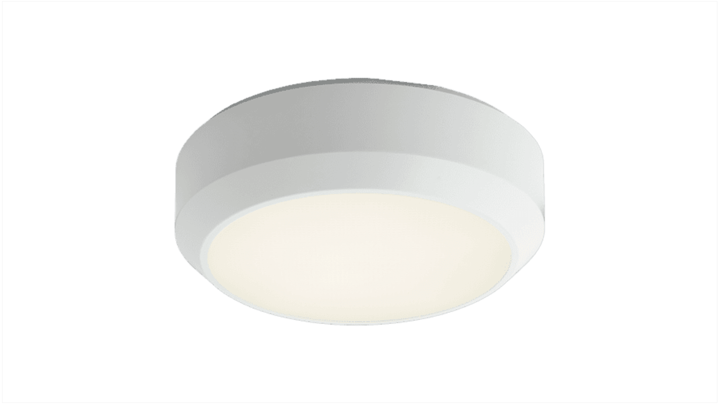 4lite UK Round LED Lighting Bulkhead, 7 W, 240 V, Lamp Supplied, IP65, ADLED