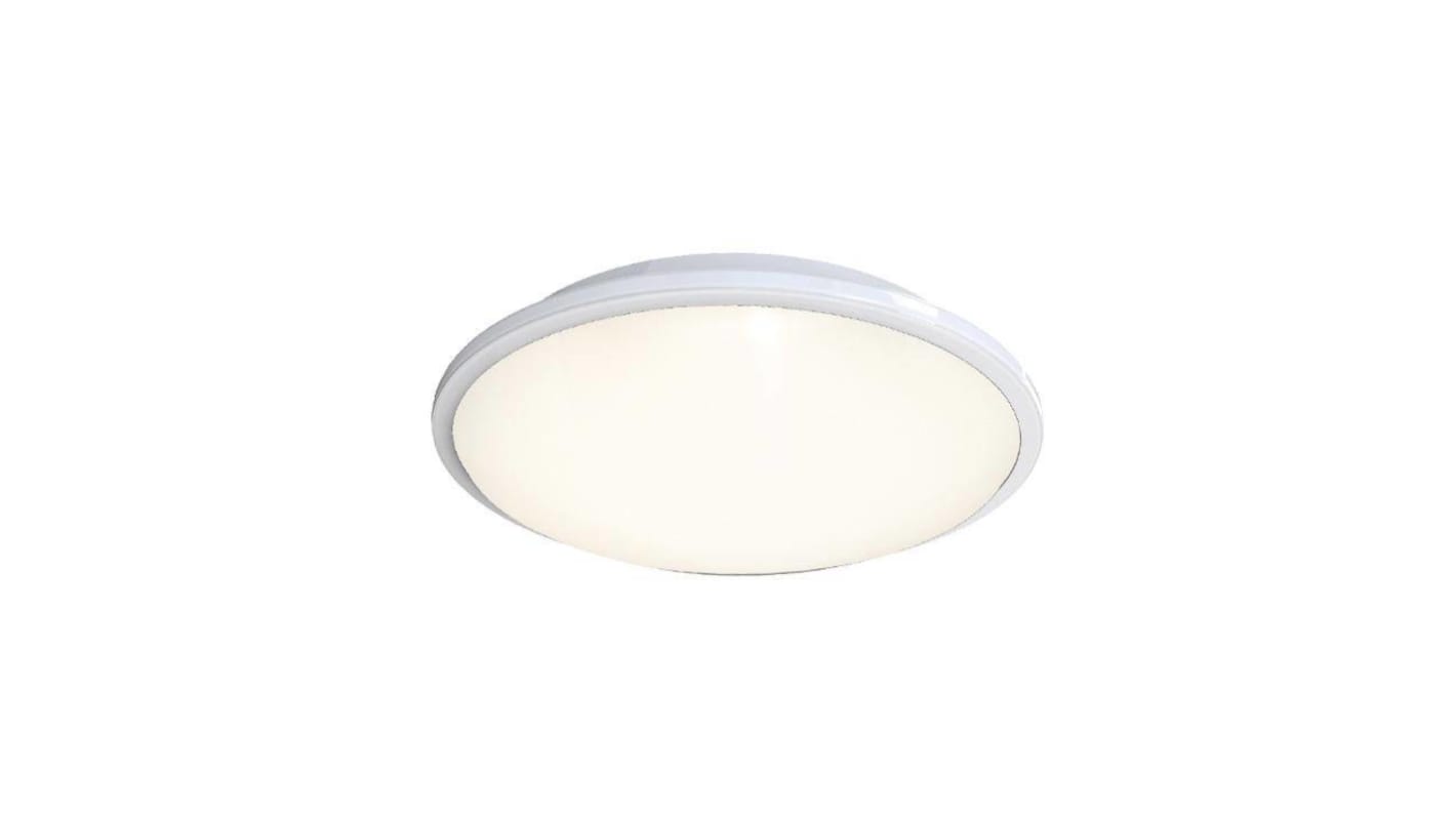 4lite UK Round LED Lighting Bulkhead, 11 → 25 W, 240 V, Lamp Supplied, IP20, AECLED
