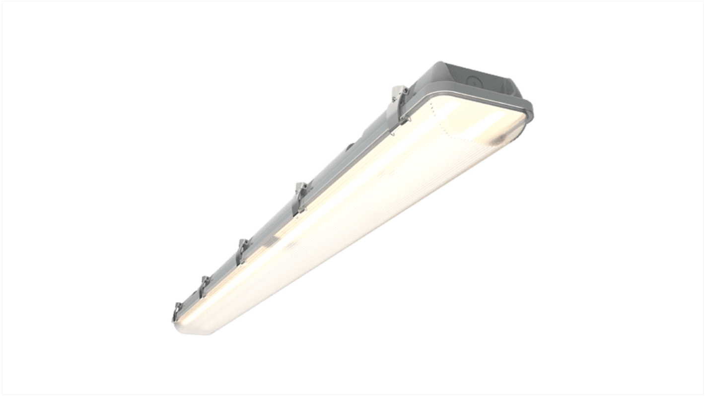 4lite UK 70 W LED Batten Light, 240 V LED Batten, 1 Lamp, Anti-corrosive, 1.8 m Long, IP65