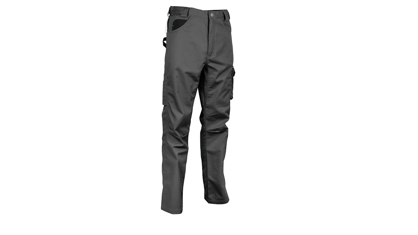 Pantaloni DRILL Antracite/Nero 40% poliestere, 60% cotone, lunghezza 32poll Resistenza al restringimento 48poll 121.92cm
