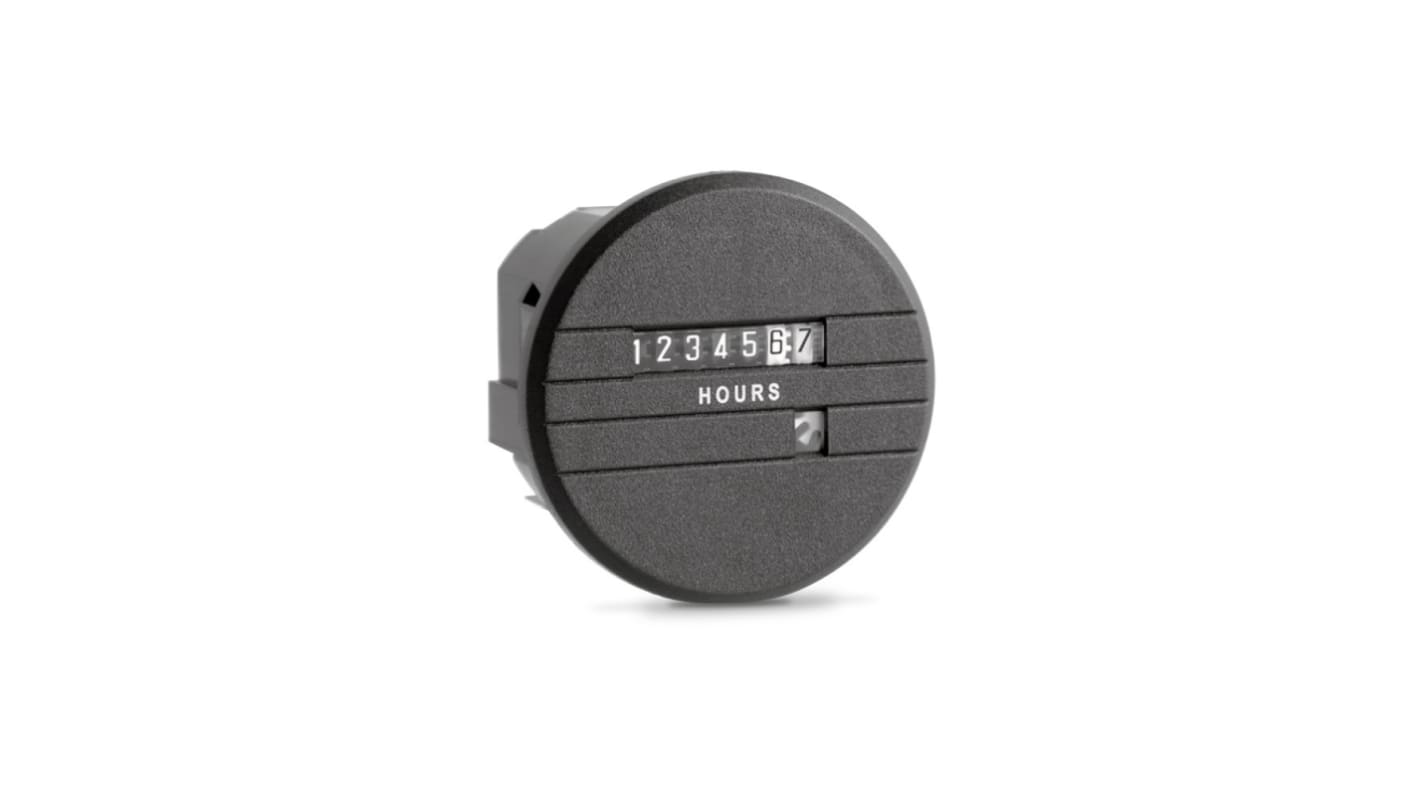 Trumeter 711 Hour Meter Counter, 7 Digit, 60Hz, 115 V ac