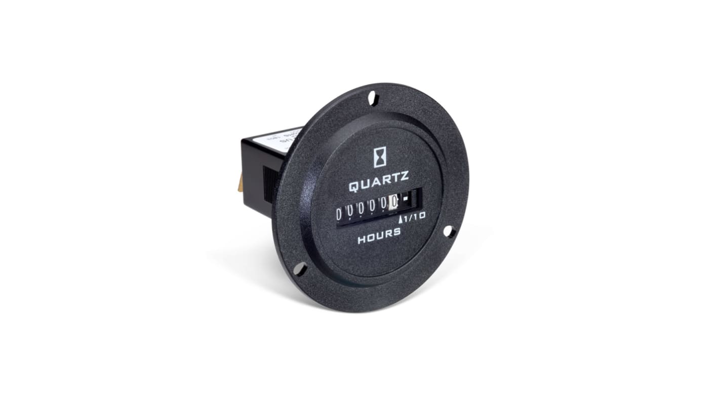 Trumeter 732 Hour Meter Counter, 6 Digit, 10 → 80 V dc