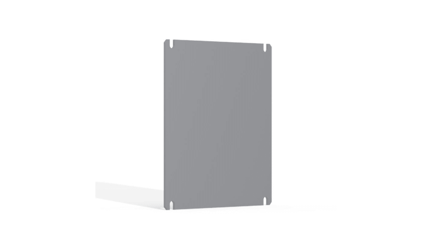 nVent HOFFMAN DMP Series Galvanised Steel Mounting Plate, 160mm W, 120mm L