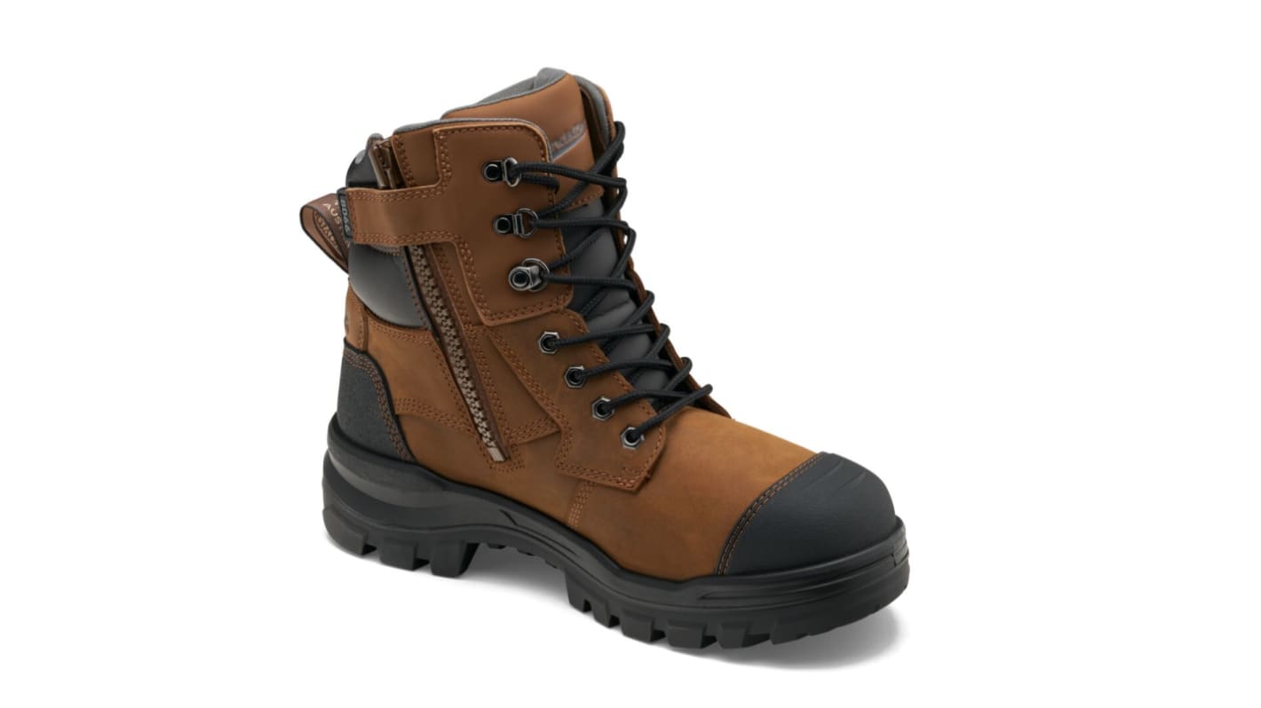 Blundstone 8066 Brown Steel Toe Capped Unisex Safety Boot UK 8 EU 42