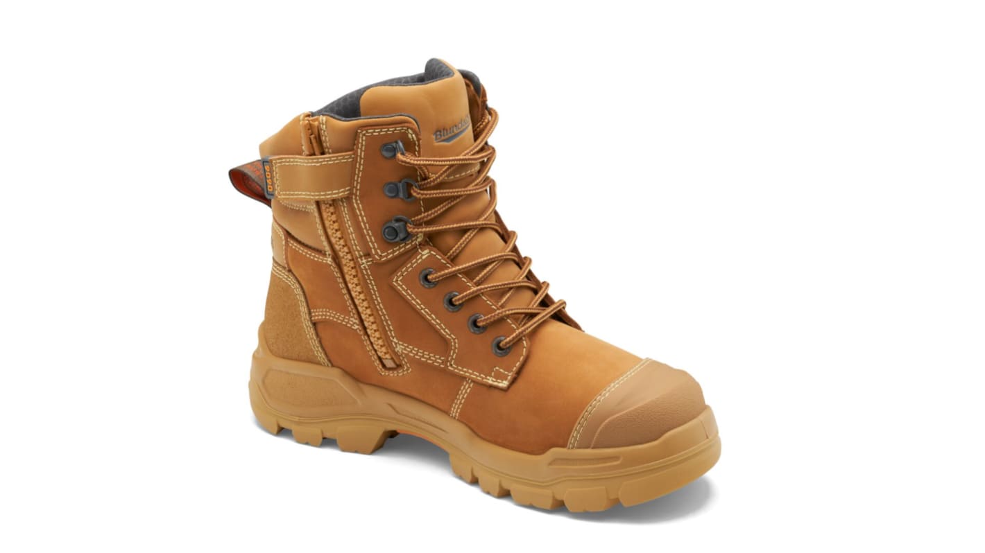 Blundstone 9090 Wheat Steel Toe Capped Unisex Safety Boots, UK 11, EU 46