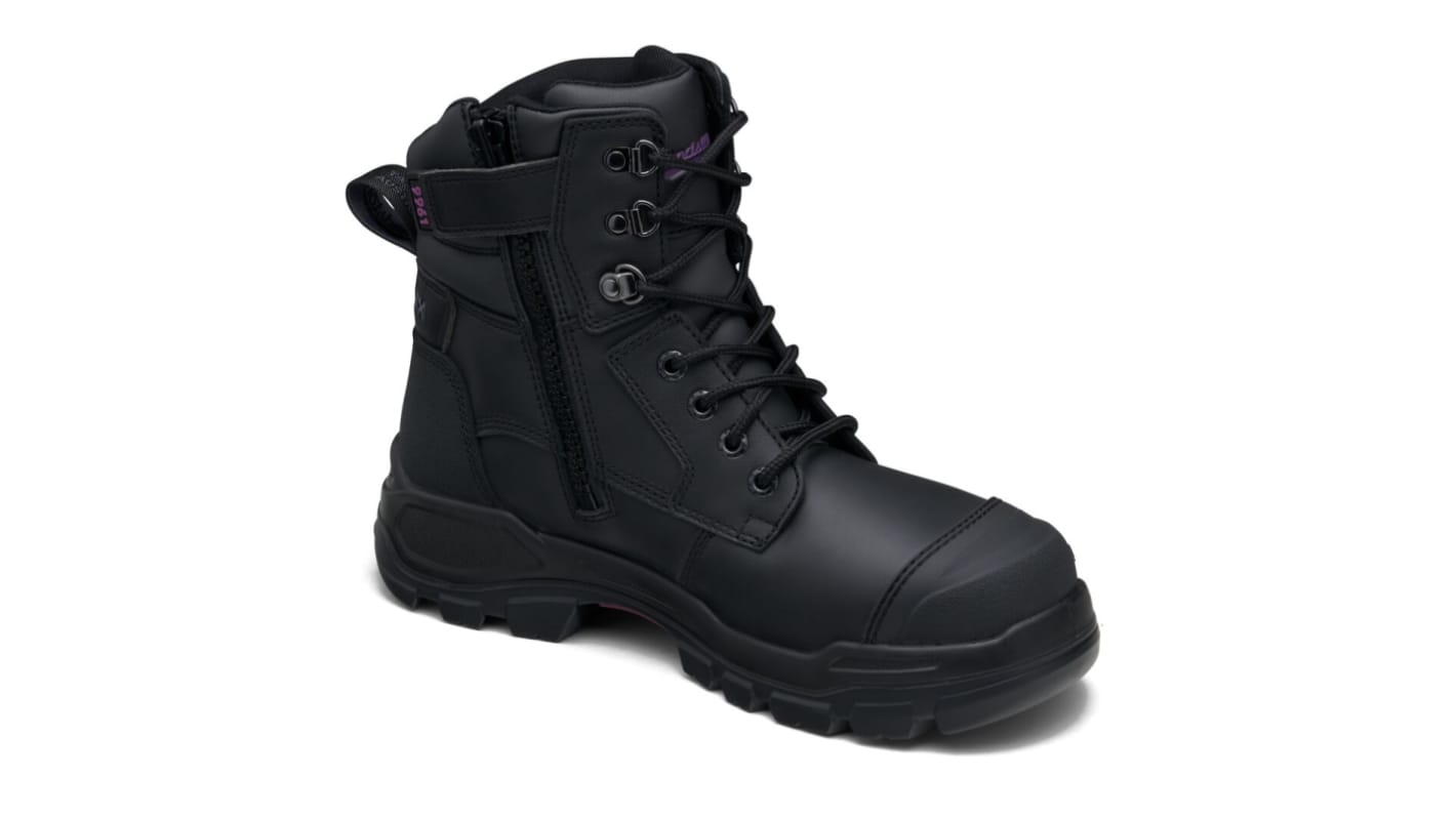 Blundstone black steel toe best sale