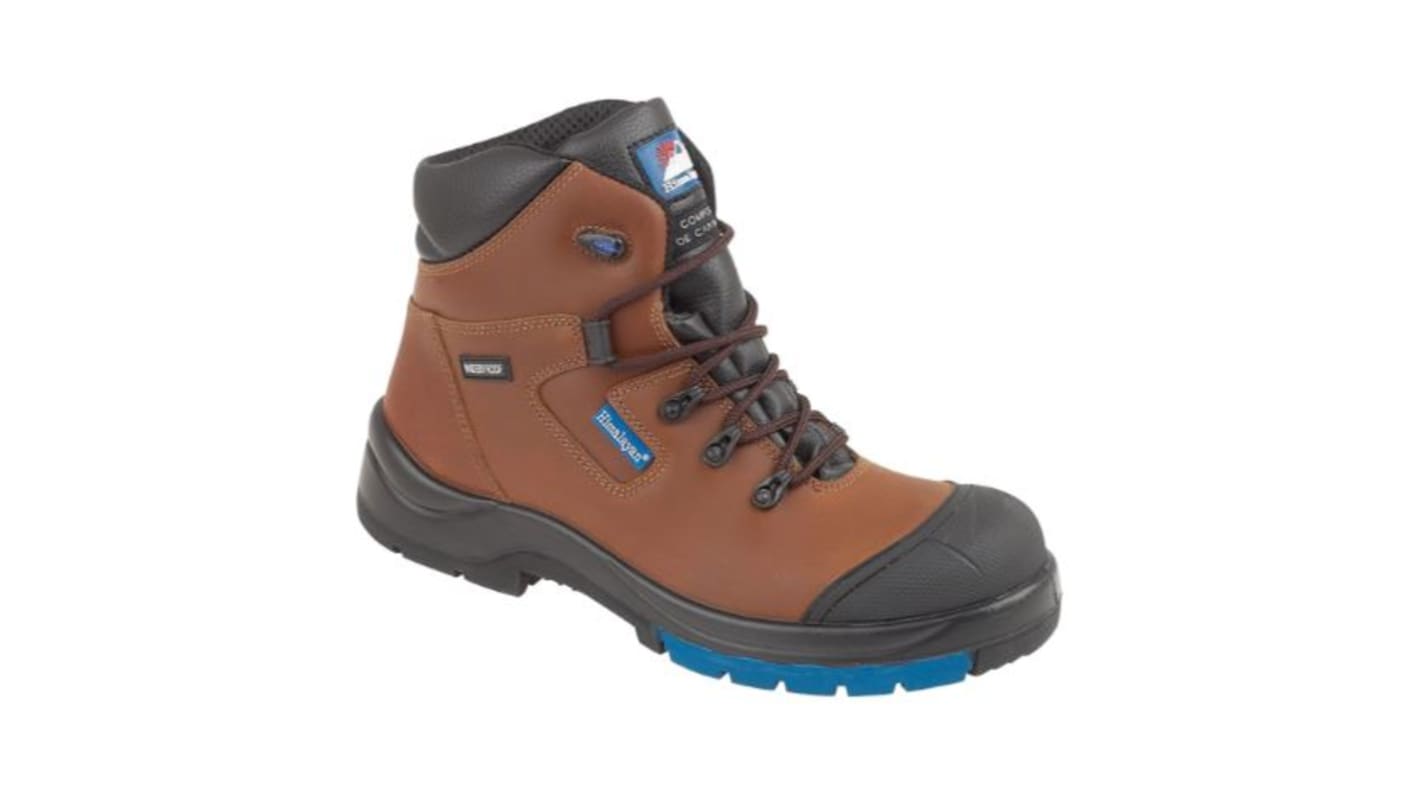 Himalayan 5161 Brown Non Metal Toe Capped Unisex Safety Boots, UK 3, EU 35