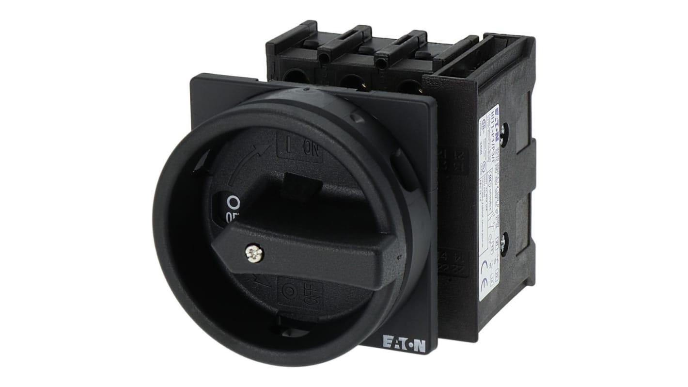 Eaton 3 Pole Flush Mount Isolator Switch - 32A Maximum Current, 18.5kW Power Rating, IP65