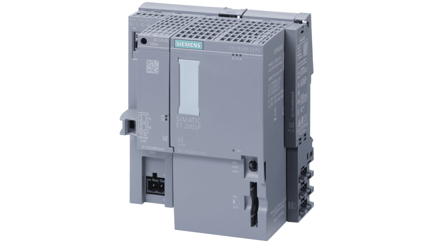 Controlador lógico Siemens SIMATIC, 24 V, 20 entradas, 20 salidas tipo Analógico y digital, comunicación Ethernet,