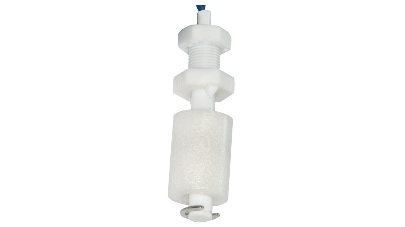 Celduc PTF Series Float Level Sensor, NC Output, Vertical Mounting, Polypropylene Body