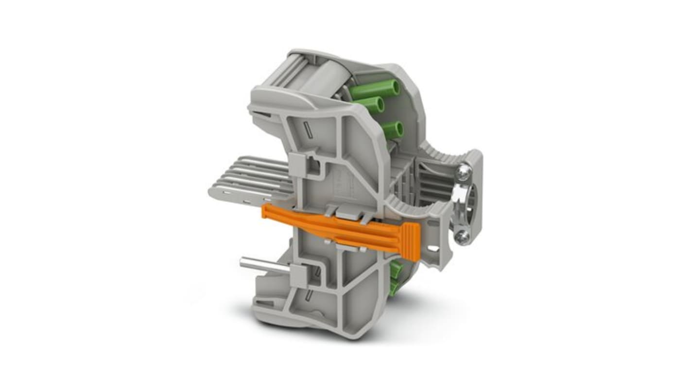 Phoenix Contact FTP-3/2SL GN Series Test Plug for Use with Din Rail, 31A