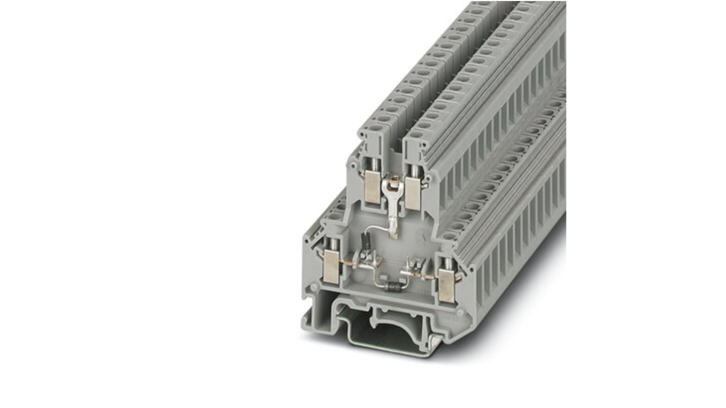 Phoenix Contact 2791113 UKK 5-2DIO/O-UL/UR-UL Series Grey, 4mm², 2-Level, Screw Termination